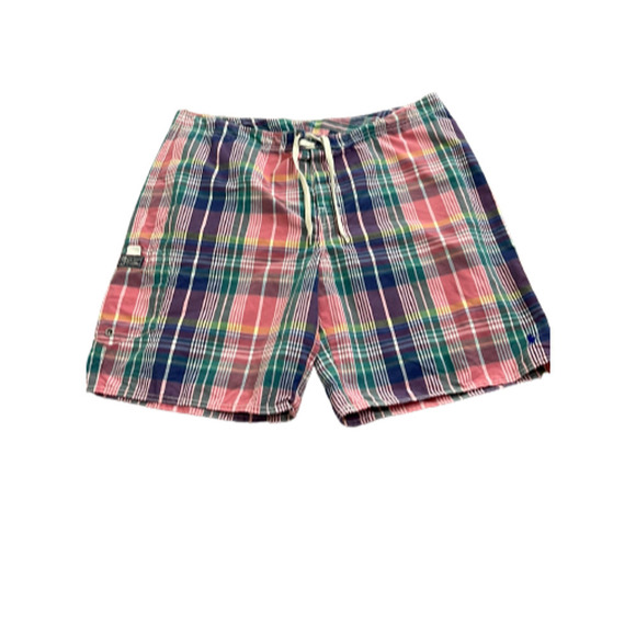 POLO‎ BY RALPH LAUREN BOARD MEN'S SHORTS PLAID SIZE 38 - Picture 1 of 9